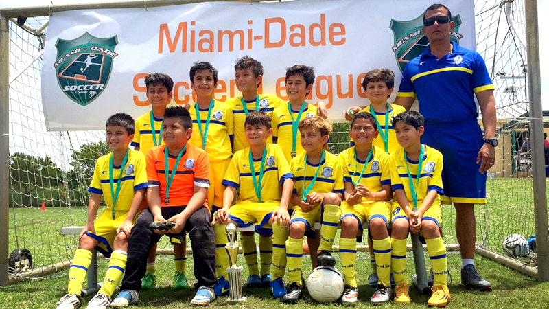 U10 Blue Finalist Miami Dade Soccer League