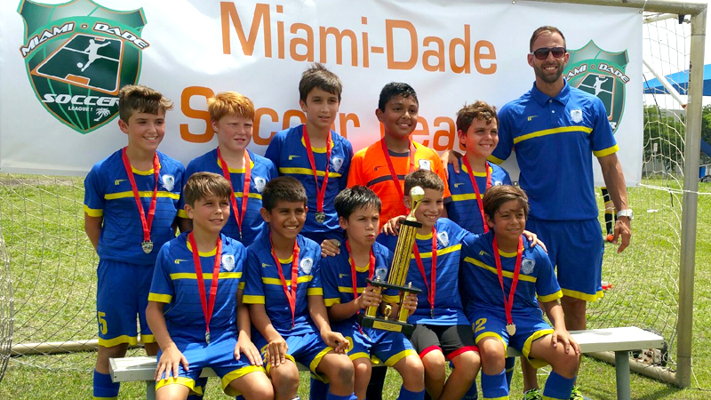U11 White Champions Miami dade soccer league