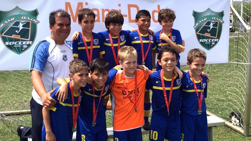 U9 White Champions Miami Dade Soccer League