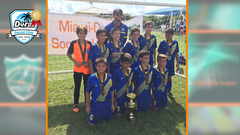 U12 Champs Miami Dade Soccer Doral Soccer Club