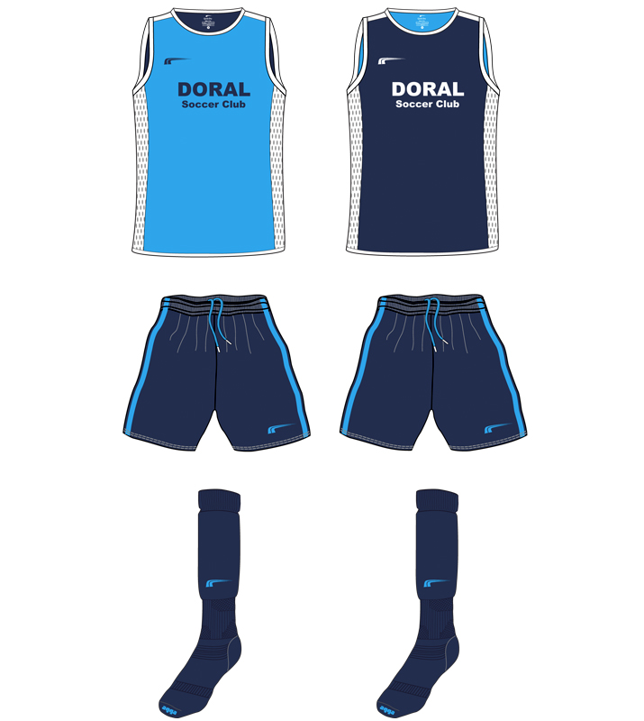 Doral Soccer Club Uniforms b 2016