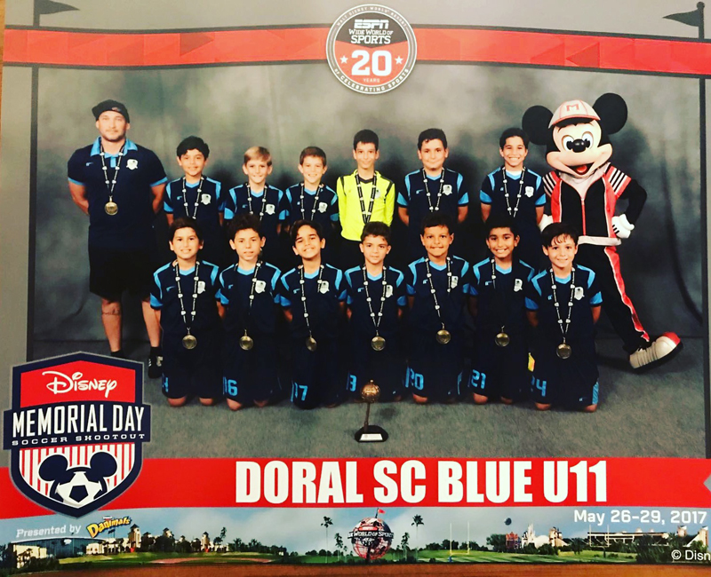 U11 Blue Finalist Disney Memorial Day 2017