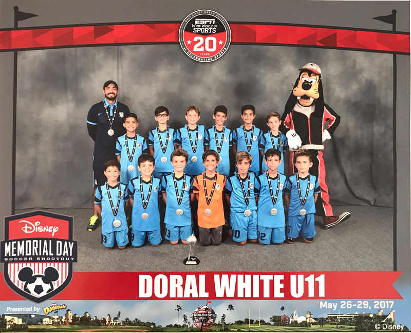 U11 White Finalist Disney Memorial Day 2017