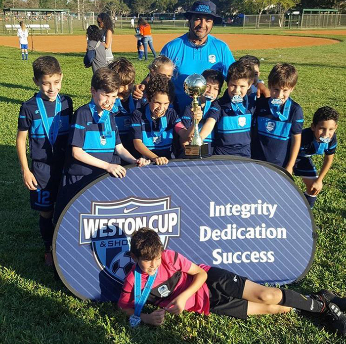 Doral U10 White Champions Weston Cup