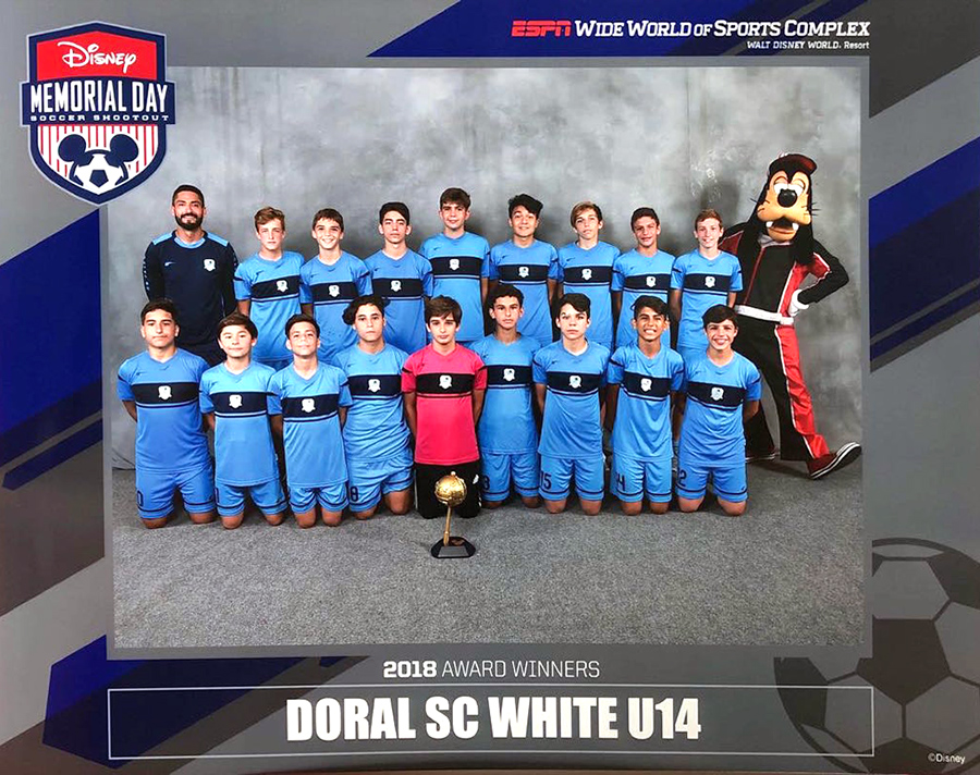 Disney Memorial Day, ESPN World Wide of Sports, Doral Soccer Club, U14 Champions