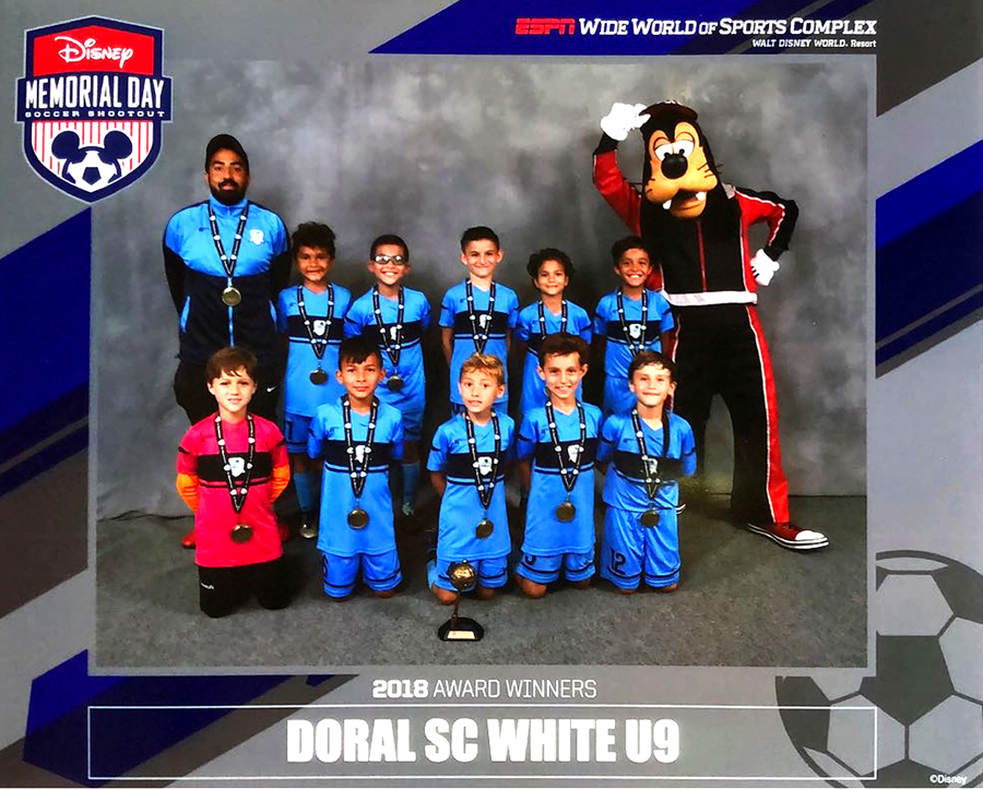 U9 White Finalist Disney 2018