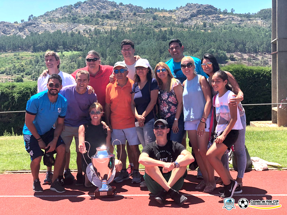 U14 & Coach Kevin Piraquive champions the Castelo de Vide Cup International Tournament Summer 2018 in Portugal