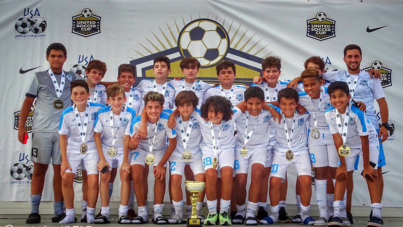 U14 Premier Champion United Soccer Cup 2019